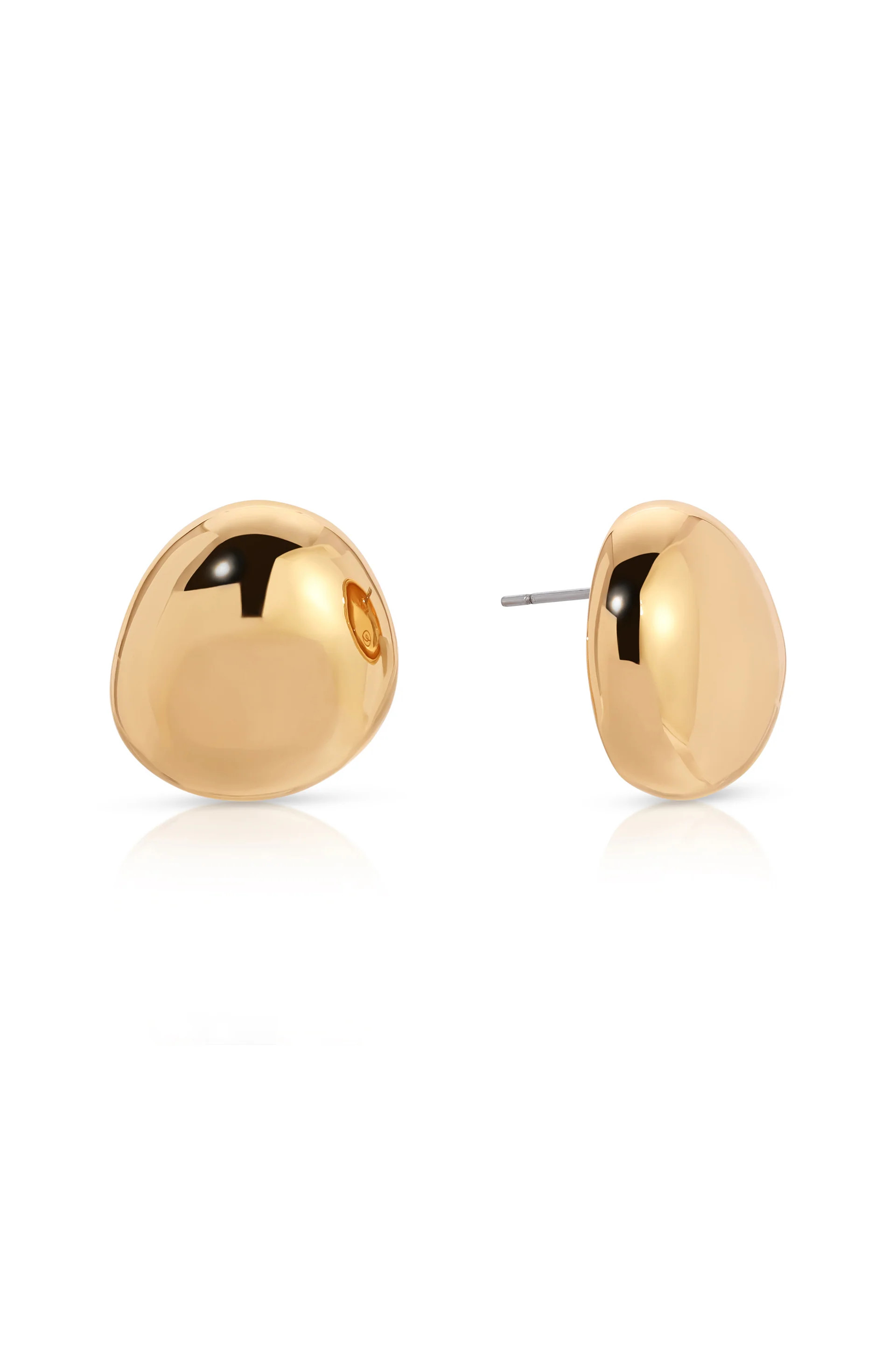 Polished Pebble Stud Earrings | Ettika