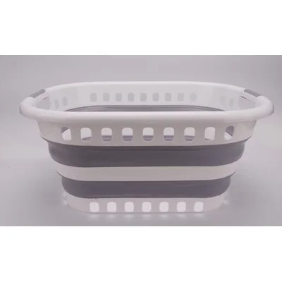 Collapsible plastic Laundry Basket 11 gal | Wayfair Professional