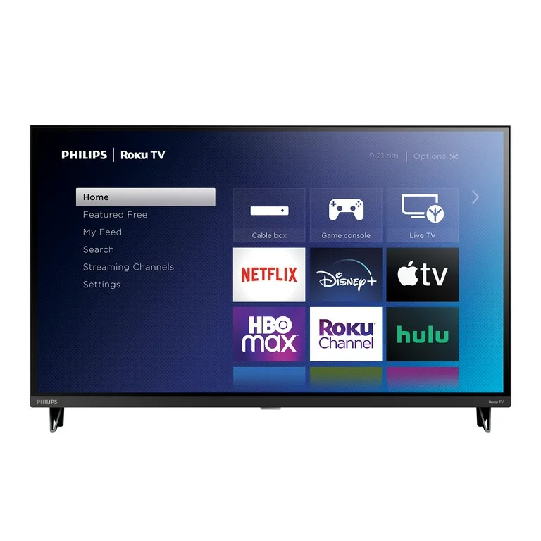 Philips 32" Class HD (720P) Smart Roku Borderless LED TV (32PFL6452/F7) | Walmart (US)