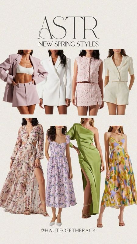 How cute are these new spring styles from ASTR?! 

#springoutfits #VacationOutfits #FloralDress #BlazerOutfit #GreenDress #ResortStyle #EasterDress #EasterOutfits

#LTKSeasonal #LTKstyletip