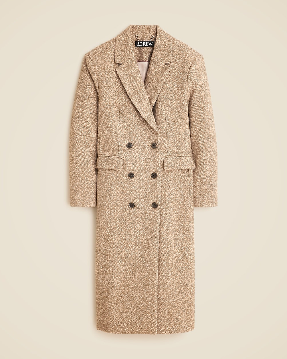 Palais double-breasted coat in herringbone | J. Crew US