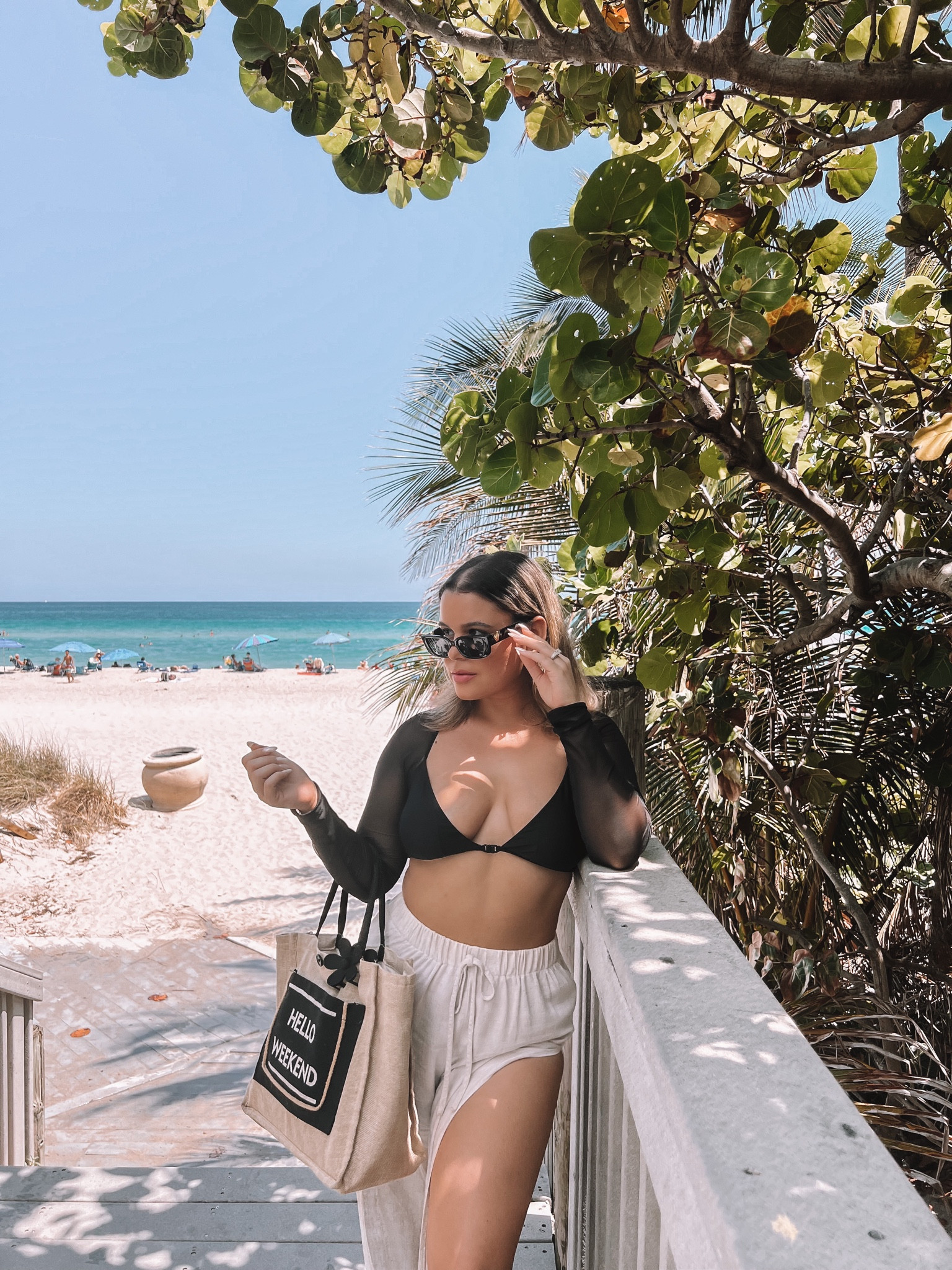 Beach wear essentials 
- Black Long Sleeve Bikini 
- Linen wide leg slit pants 
- Graphic weekend tote bag 

#summerbikini #blackbikini #bikinitrends #amazonbikini #summermusthave #beachday #beachseason #bikiniszn #bikiniseason #summeruniform #beachvibes #cutebikini #beachfashion #springaesthetic #beachootd #beachessentials

#LTKswim #LTKstyletip #LTKtravel