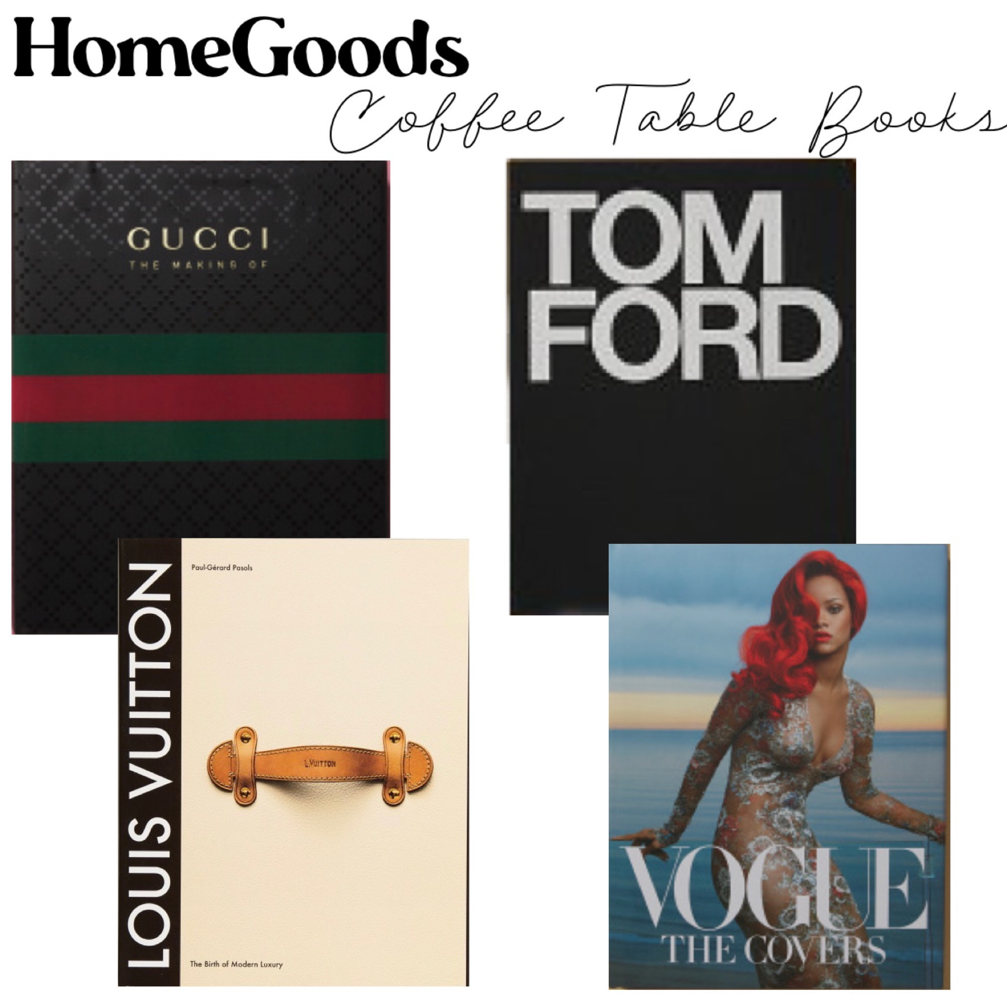 Designer Coffee Table books for less. 

Coffee table books, designer books, books, designer coffee table books, tabletop books, home decor, bookshelf decor, Gucci, Gucci book, Tom Ford, Tom Ford book, Vogue book, Louis Vuitton book, shelf decor, acrylic book stand, HomeGoods books, HomeGoods finds, TJ Maxx, Marshalls, affordable decor, books, affordable books, entryway books, home decor books, neutral decor, home decor, console table decor, dresser decor, home style, living room decor, living room

#LTKunder50 #LTKhome #LTKFind