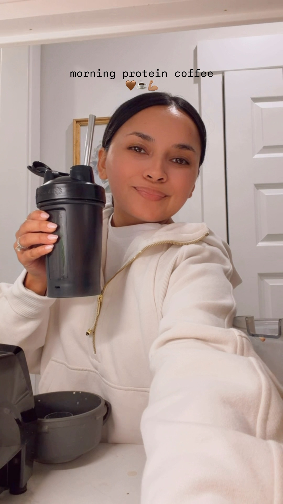 Protein coffee! 
Pullover size xs/s TTS

#LTKPetite #LTKSaleAlert #LTKdayinmylife