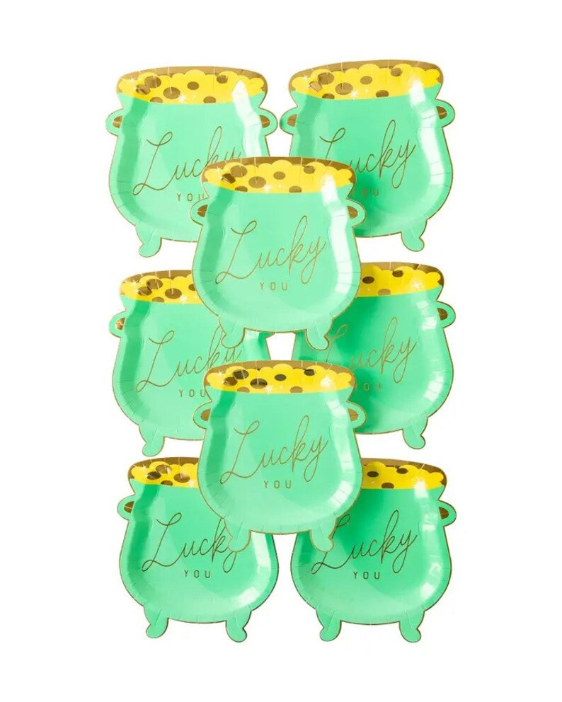 Pot of Gold Paper Plates | Lucky You, St Patrick's Day Plates, Happy St Patrick's Day, St Patrick... | Etsy (US)