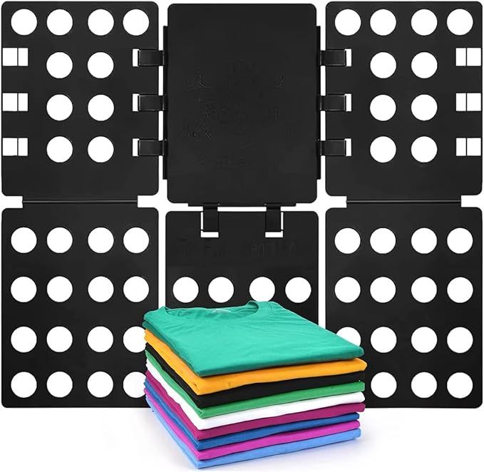 T Shirt Folding Board Shirts Clothes Folder Durable Plastic Laundry Boards,10.23 * 7.88 * 1.18 in... | Amazon (US)