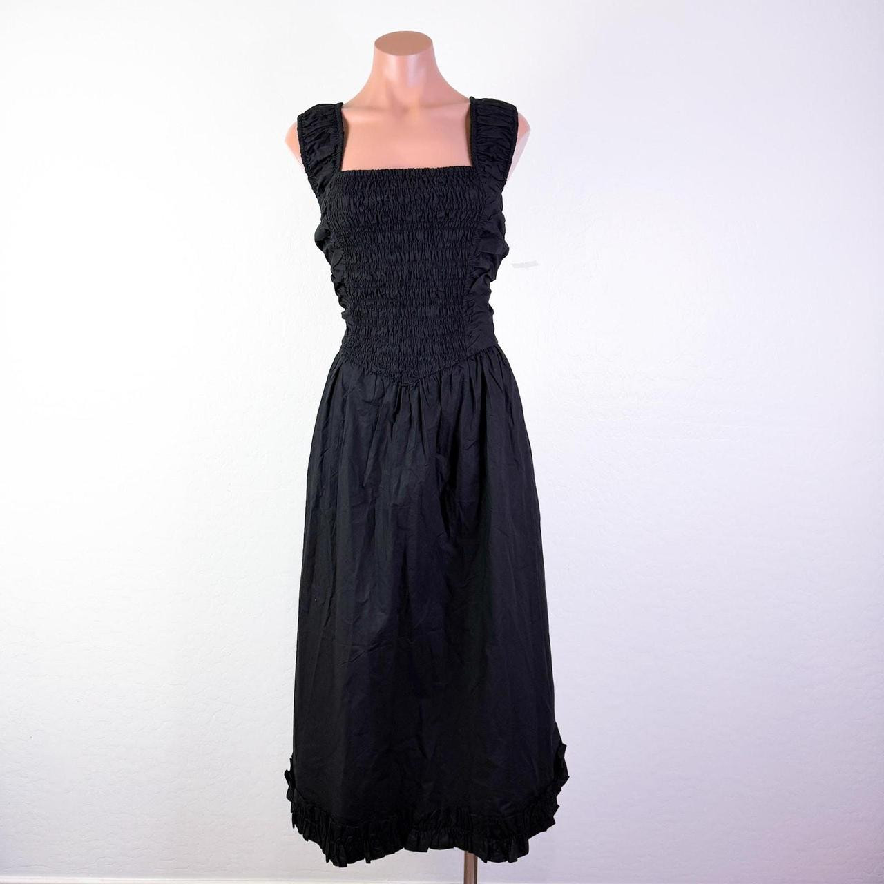 Ganni Back Cutout Cotton Poplin Basque Waist... | Depop | Depop US