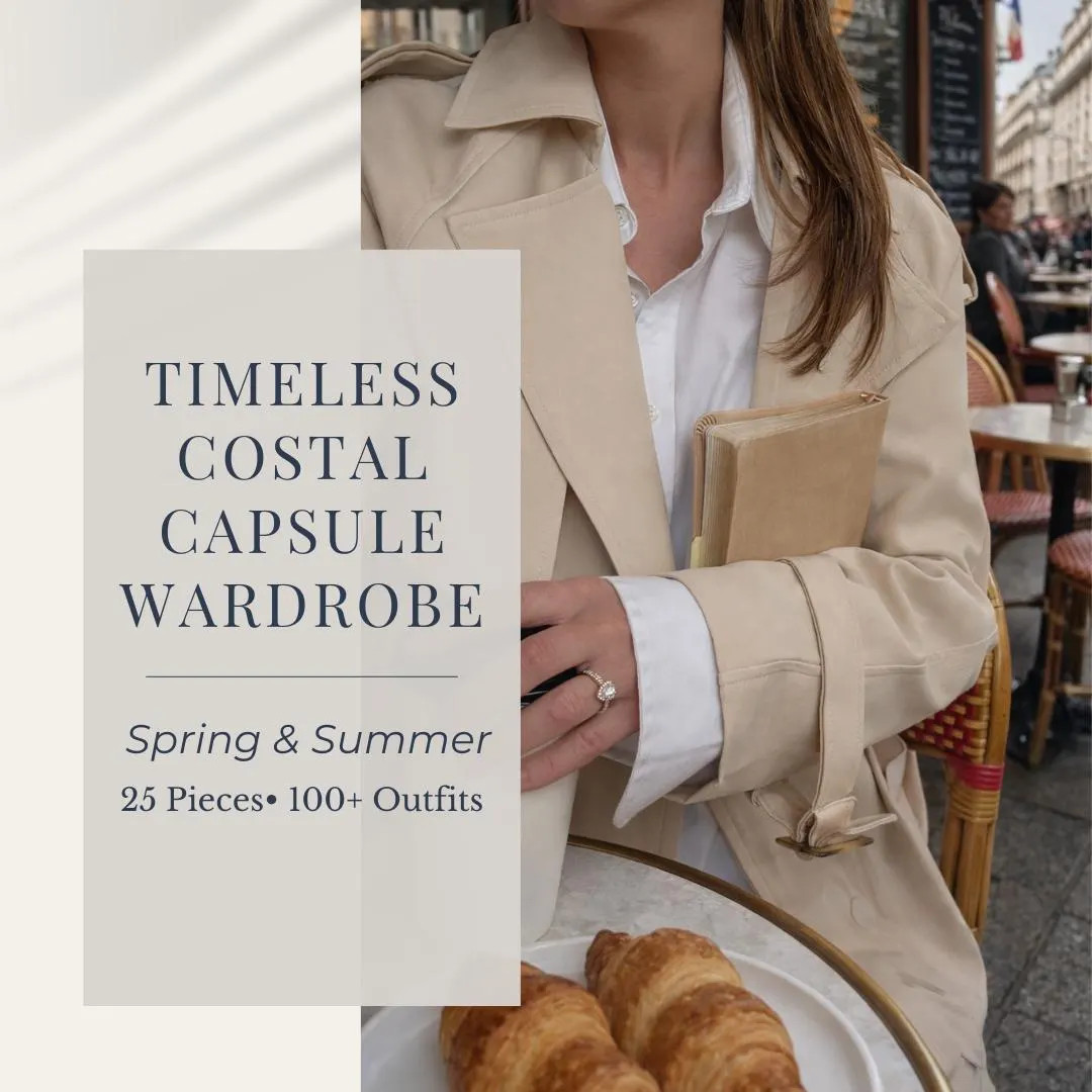 Spring & Summer Capsule Wardrobe | 25 Pieces 100+ Outfits | Classic Minimalist Style Guide | Digi... | Etsy (US)