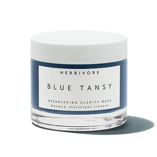 HERBIVORE Blue Tansy BHA & Enzyme Pore Refining Mask - Naturally Clarifies Acne, Blemishes & Redn... | Amazon (US)