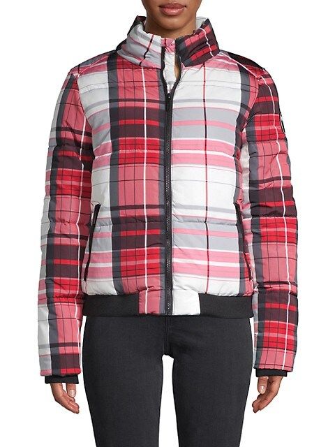 Plaid-Print Puffer Jacket | Saks Fifth Avenue OFF 5TH