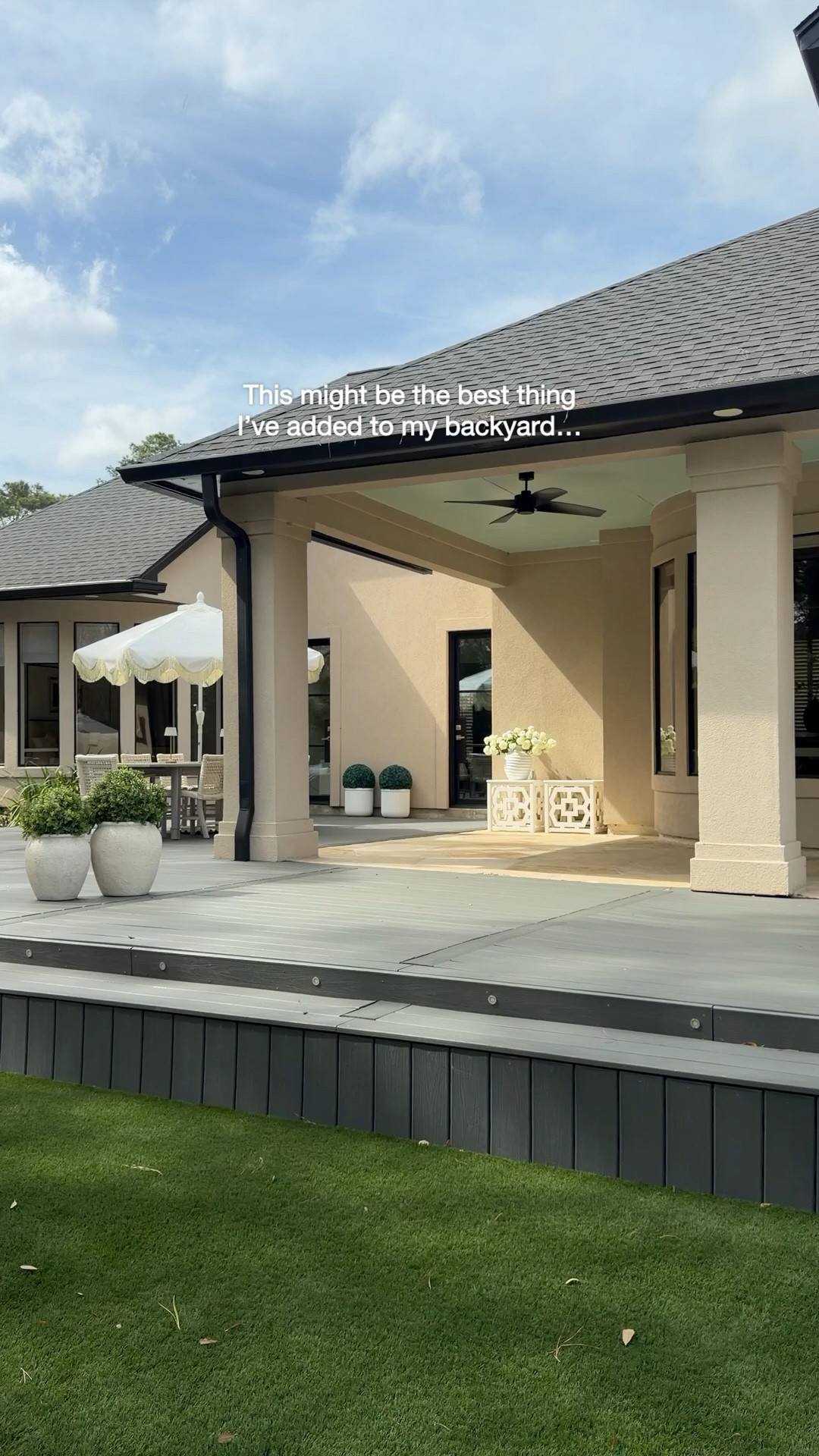 The best thing in my backyard? These Outdoor Vail Rockers from @Denver Modern  🤍 Truly the upgrade that changed everything. I chose the Dove FIQA Boucle fabric (so good in person!) and it even comes with the All-Weather Cover included. The cushions are removable and washable, which makes them as practical as they are beautiful.
 ✨ #denvermodern #mydenvermodern

#LTKHome