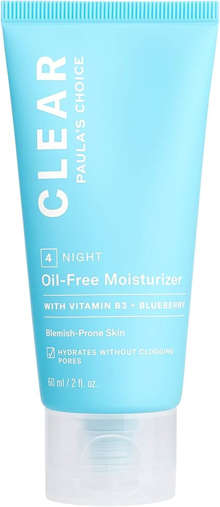 Paula's Choice CLEAR Oil-Free Moisturizer, Lightweight Face Moisturizer for Acne-Prone Skin, Pore... | Amazon (US)
