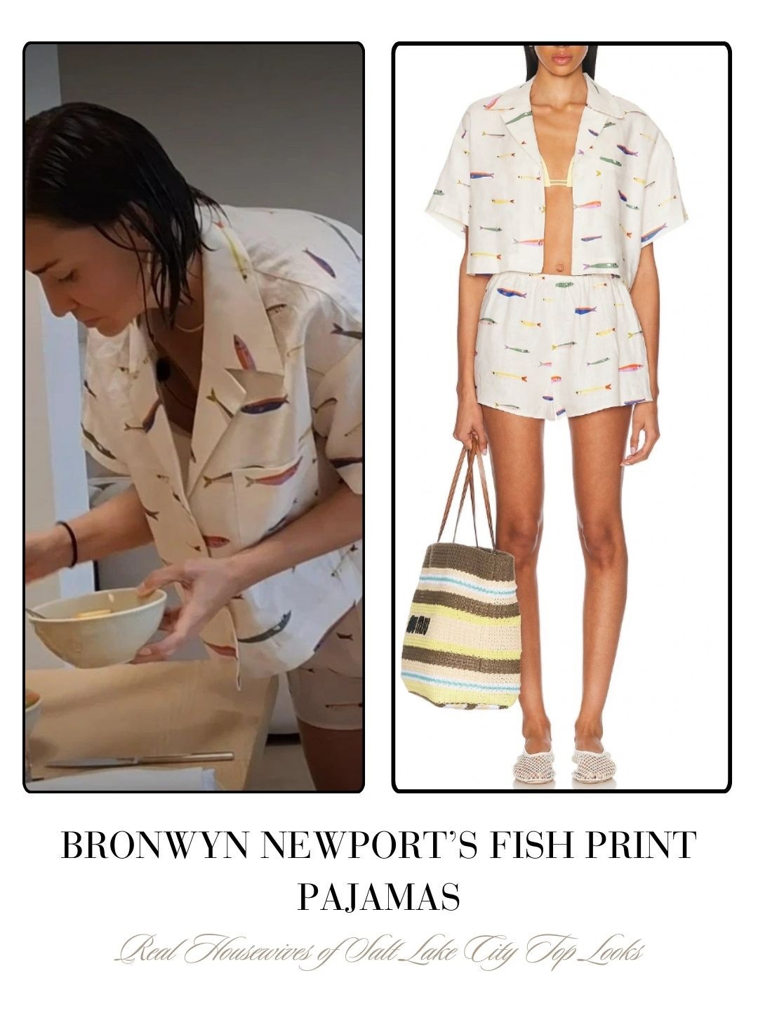 Bronwyn Newport’s Fish Print Pajamas 