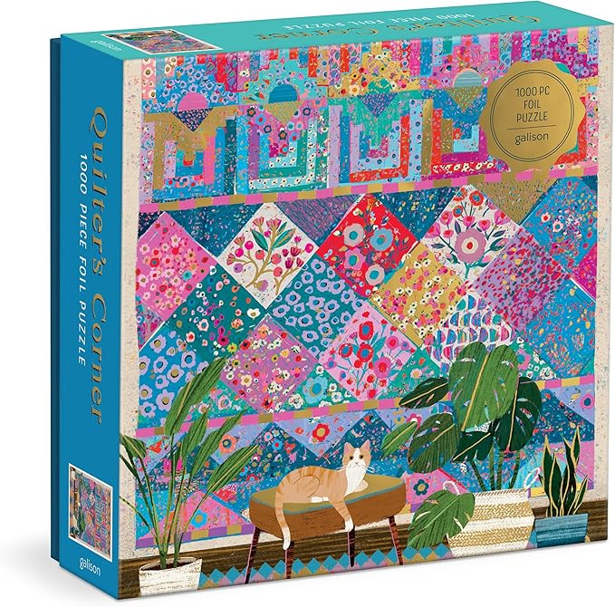 Galison Quilter's Corner – 1000 Piece Victoria Ball Jigsaw Puzzle Featuring Beautiful Artwork o... | Amazon (US)