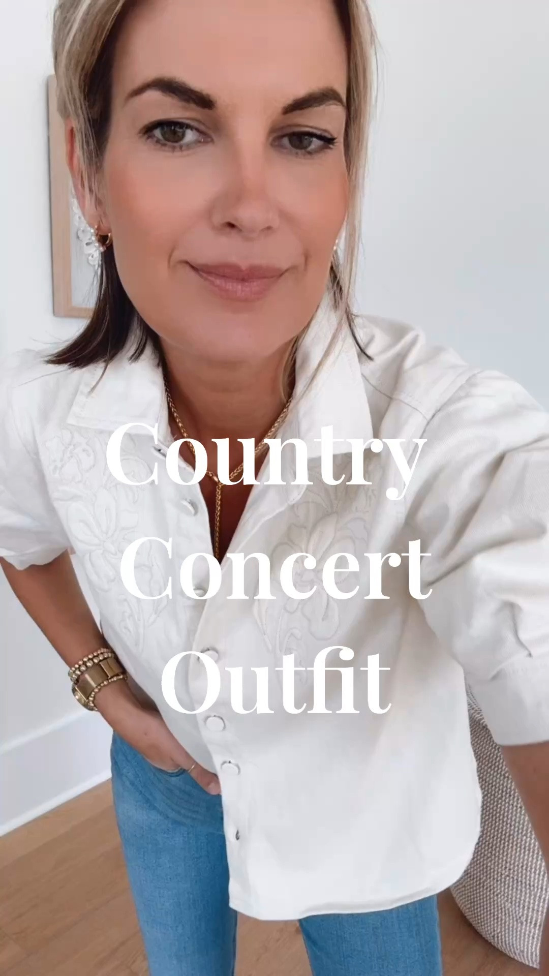 Country concert outfit. Small top. Use code PINTERESTING15 for a discount. Western boots I sized up .5 as I always do with boots.

#LTKgrwm #LTKOver40