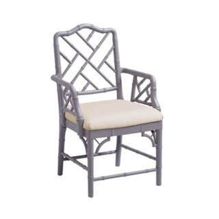 Dayna Arm Chair - Sandberg Parchment/Warm Gray | Ballard Designs, Inc.
