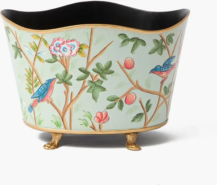 Green Chinoiserie Tole Planter | Nordstrom