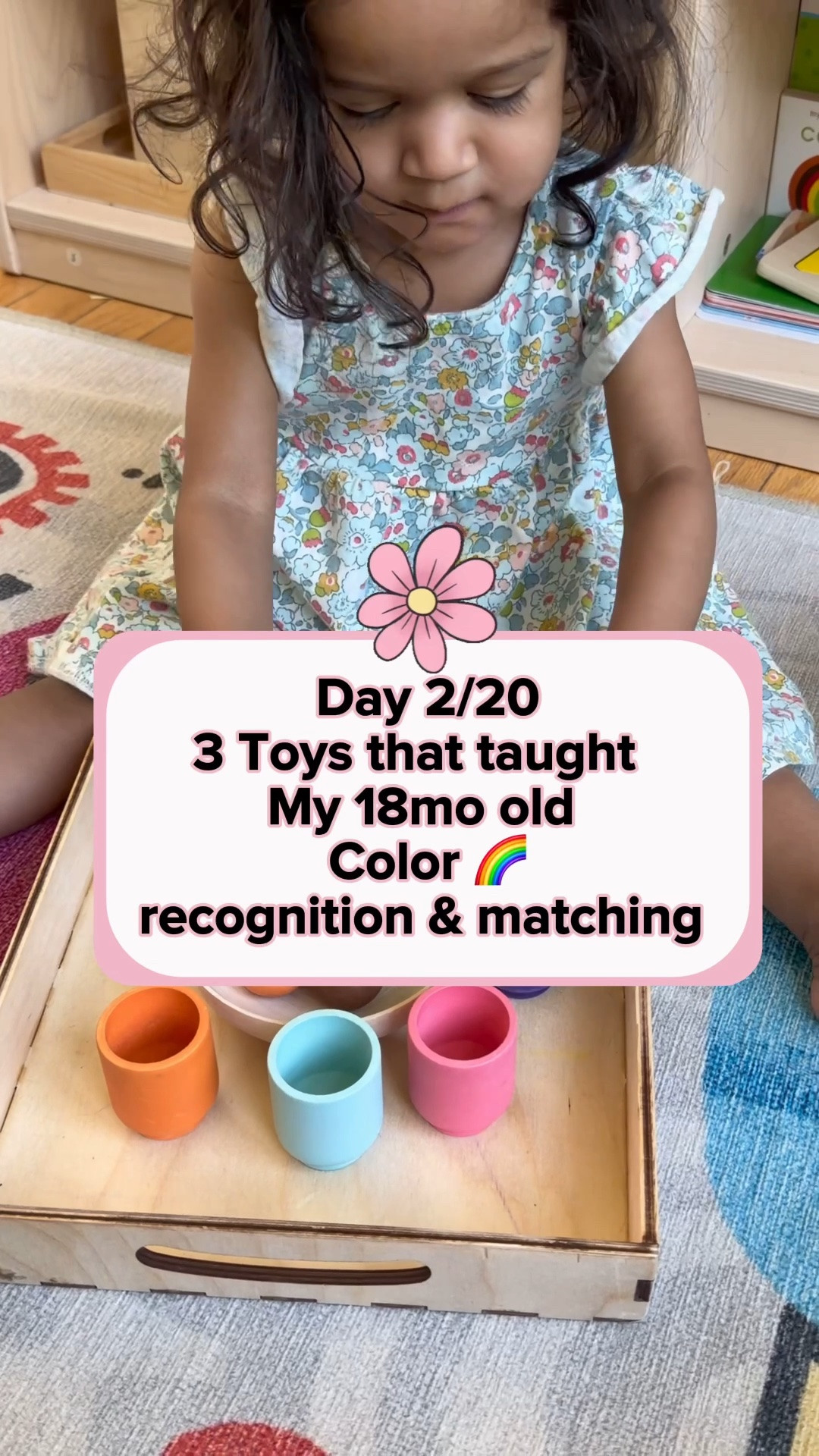Day 2/20 Kids Activities- 
3 toys that taught my 18 months old color recognition & matching. She is also learning to name them now.

#LTKBaby #LTKKids #LTKmomlife