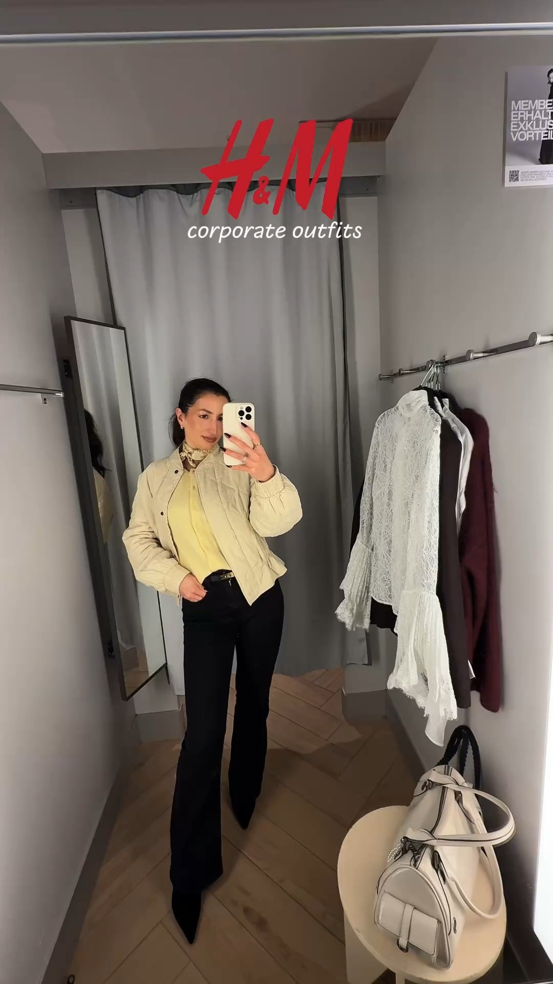 Corporate chic ✨ Sizes: burgundy pullover: S (would go for XS); Blazer: XS (maybe S for more oversize); blouse with flare: S; blouse Cape: M (would go for XS); blouse with ribbon: XS 

#LTKeurope #LTKautumn #LTKworkwear