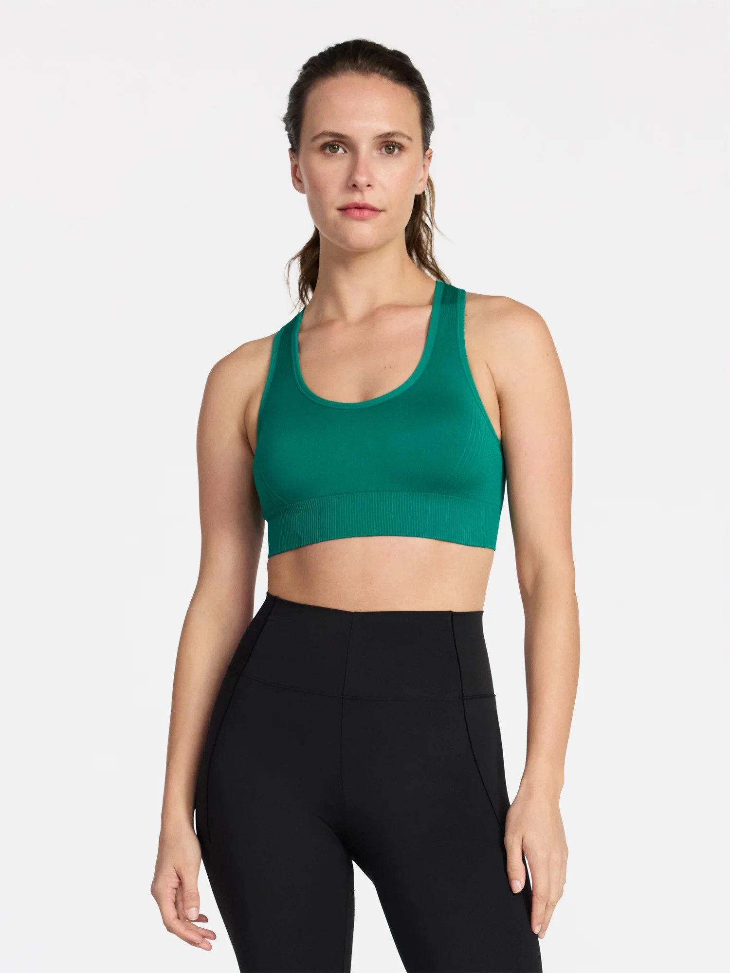 Avia Women's Seamless Medium Support Sports Bra, Sizes S-XXXL | Walmart (US)
