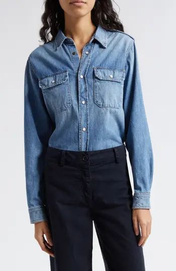 Nili Lotan Nais Denim Shirt | Nordstrom | Nordstrom