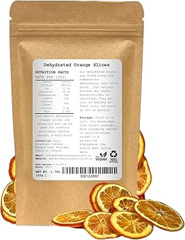 Dehydrated Dried Orange Slices Wheels | Approx 17+ Slices | 100% Natural | Sugar Free | Gluten Fr... | Amazon (US)