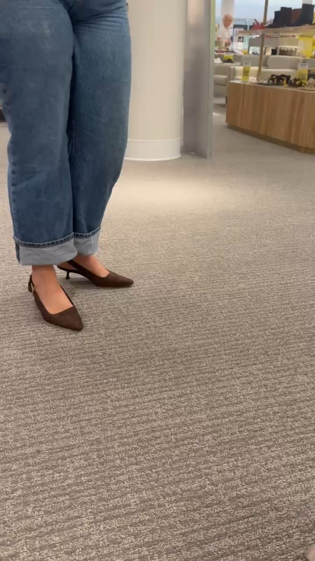 Great Vince suede heel in anniversary sale that I purchased. Great comfortable shoe for work and conferences. Perfect for fall. Also in a black smooth leather and dark cherry leather. 

#LTKSaleAlert