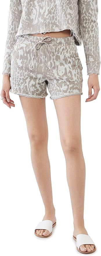 CHASER Women's Linen French Terry Easy Shorts | Amazon (US)