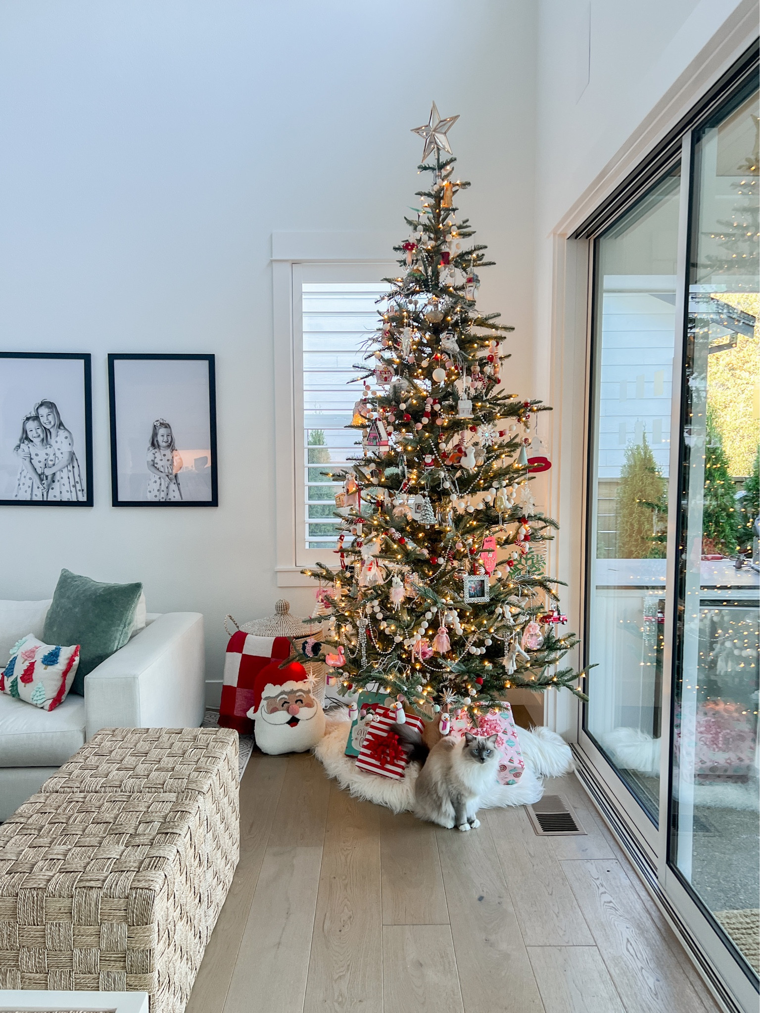 Our 2022 Christmas tree is up! We found a new spot for her this year and I’m in love! Our tree is still in stock and it’s just perfect 🤩🤩🤩 

#LTKSeasonal #LTKCyberweek #LTKHoliday