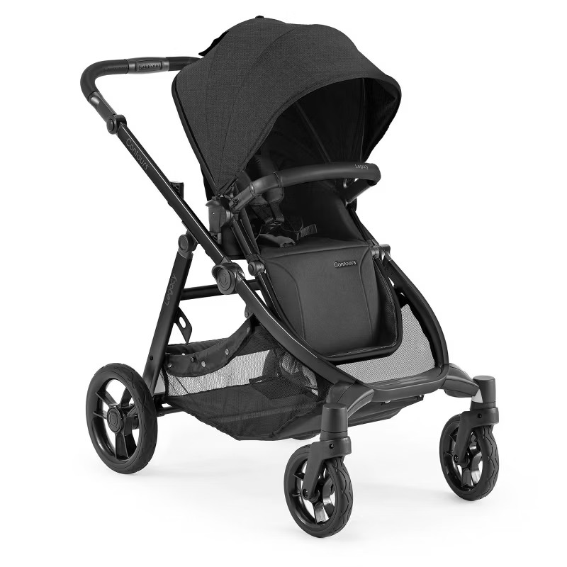 Contours Legacy Single to Double Convertible Stroller - Black | Target
