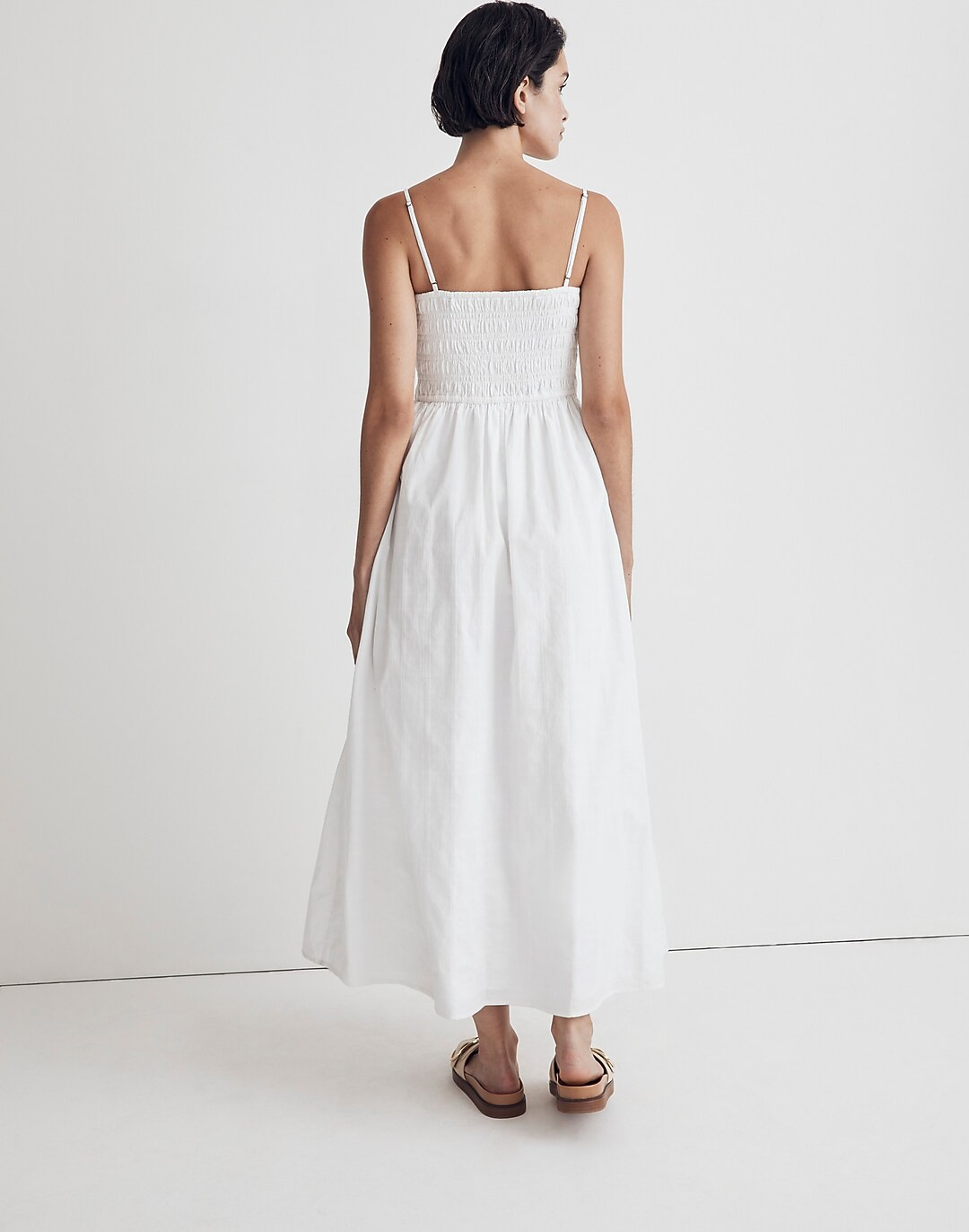 Theo Sleeveless Midi Dress | Madewell