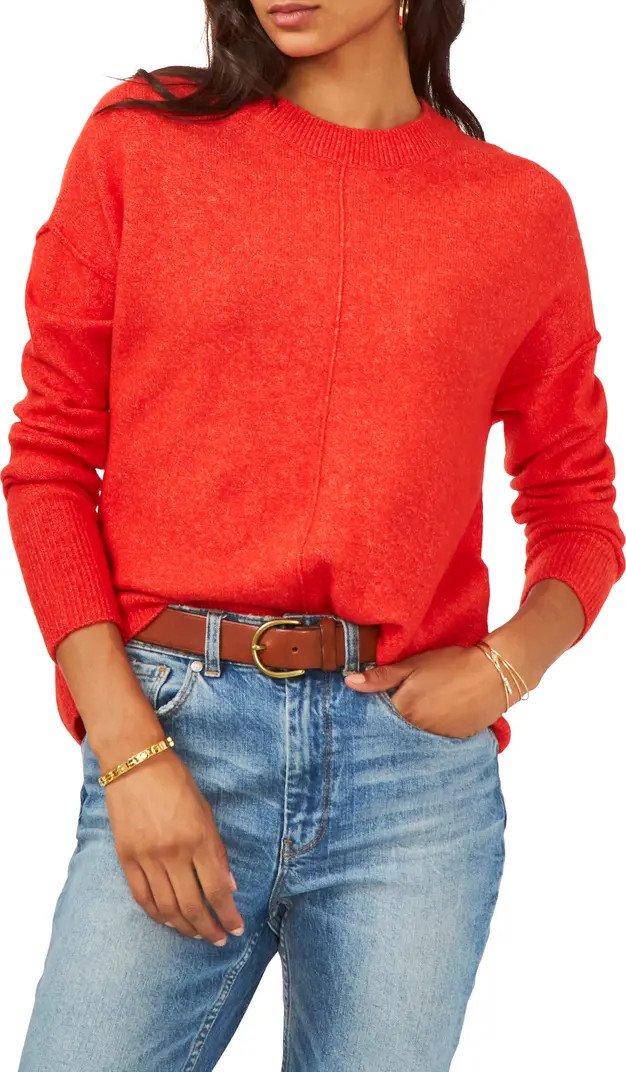 Center Seam Crewneck Sweater | Nordstrom