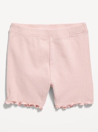 Rib-Knit Biker Shorts for Toddler Girls | Old Navy (US)