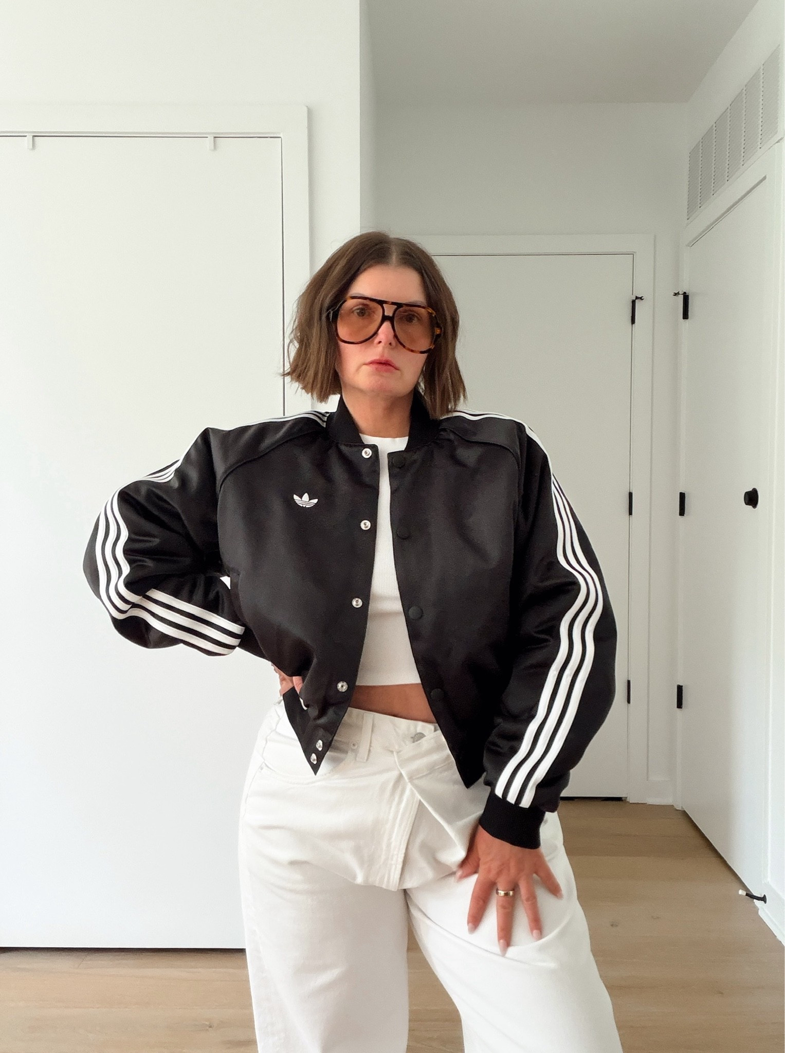 Bomber 
Fall outfit

#LTKootd #LTKSeasonal