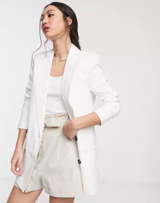 ASOS DESIGN linen dad blazer | ASOS (Global)