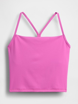 GapFit Smooth Racerback Crop Tank Top | Gap (US)