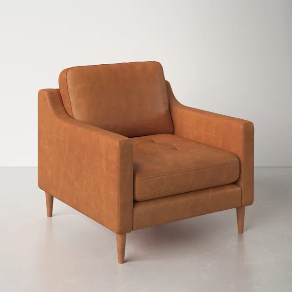 Daylen Leather Armchair | Wayfair North America