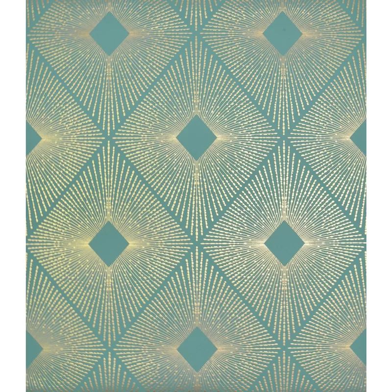 Antonina Vella Modern Metals Geometric Wallpaper | Wayfair North America