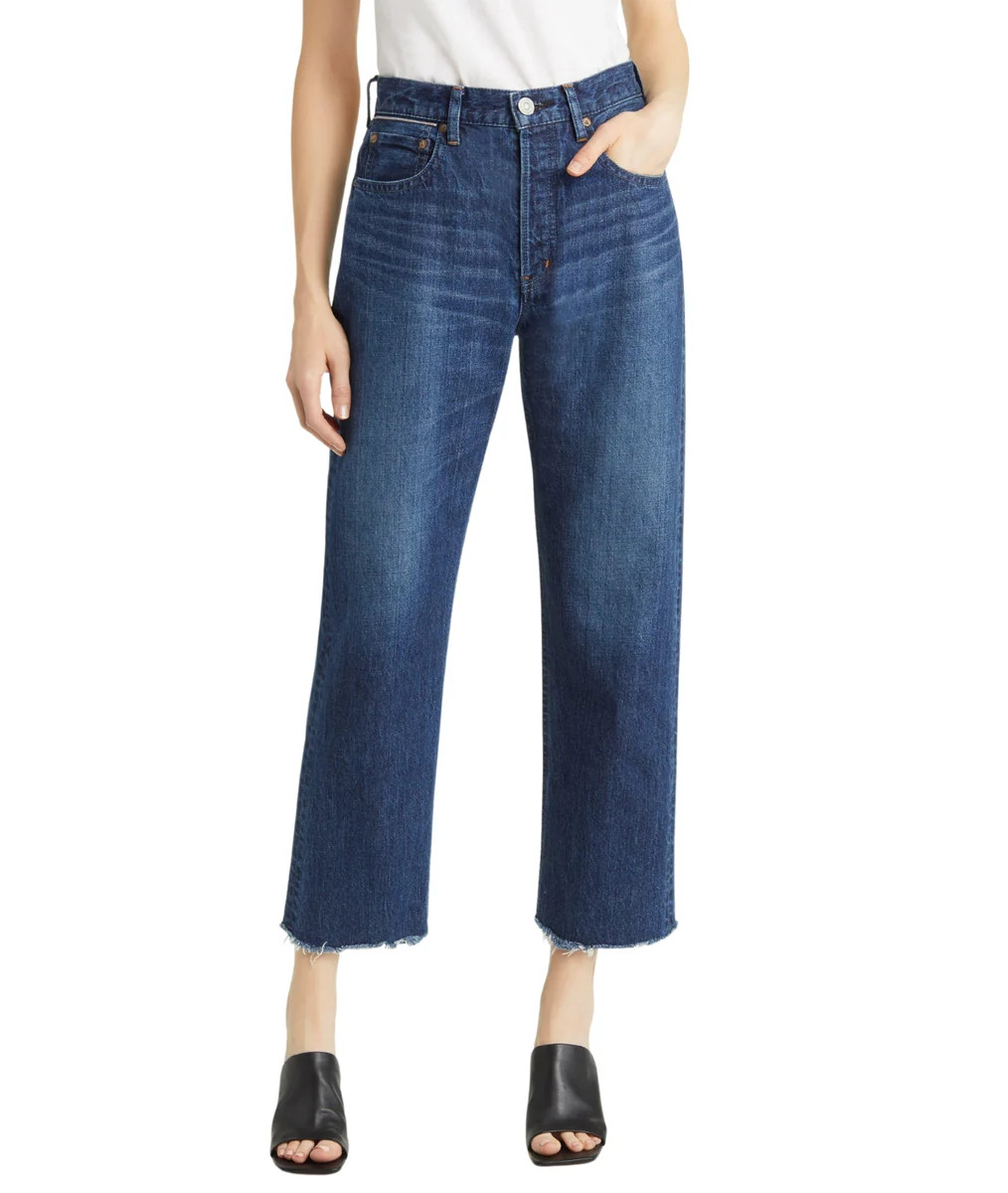 MV Corcoran Wide Straight- Dark Blue | LOLA Boutique