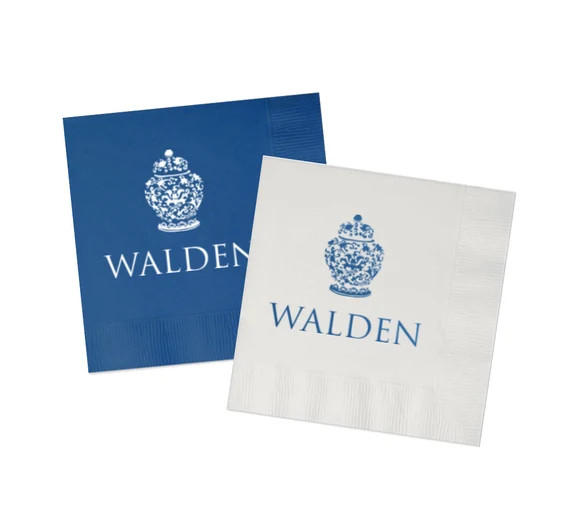 Ginger Jar Napkins Blue and White Napkins Ginger Jar Gift - Etsy | Etsy (US)