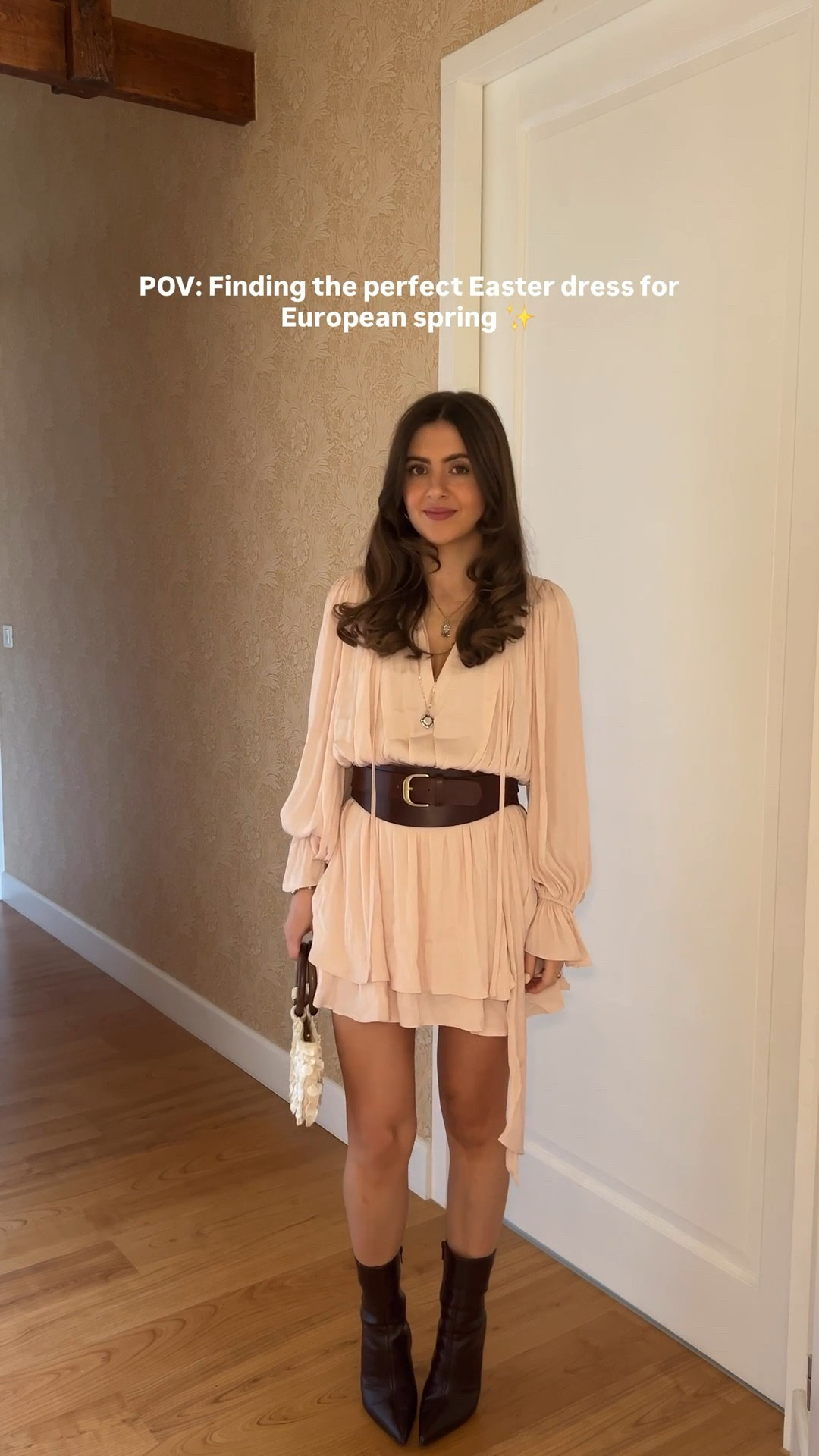 What I’m wearing this Easter for European spring 🌸

Belt Zara: 6399/004
Ankle boots Zara: 3150/610

Spring outfits 2026, date night outfits, Easter outfits women, country concert outfits, vacation outfits beach, spring dresses, Easter dress women

#LTKstyletip #LTKdresses #LTKspring