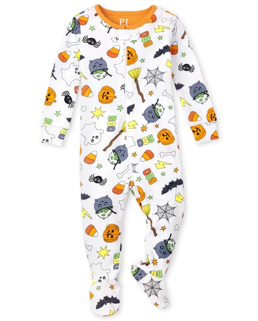 Unisex Baby And Toddler Long Sleeve Halloween Print Snug Fit Cotton One Piece Pajamas | The Child... | The Children's Place