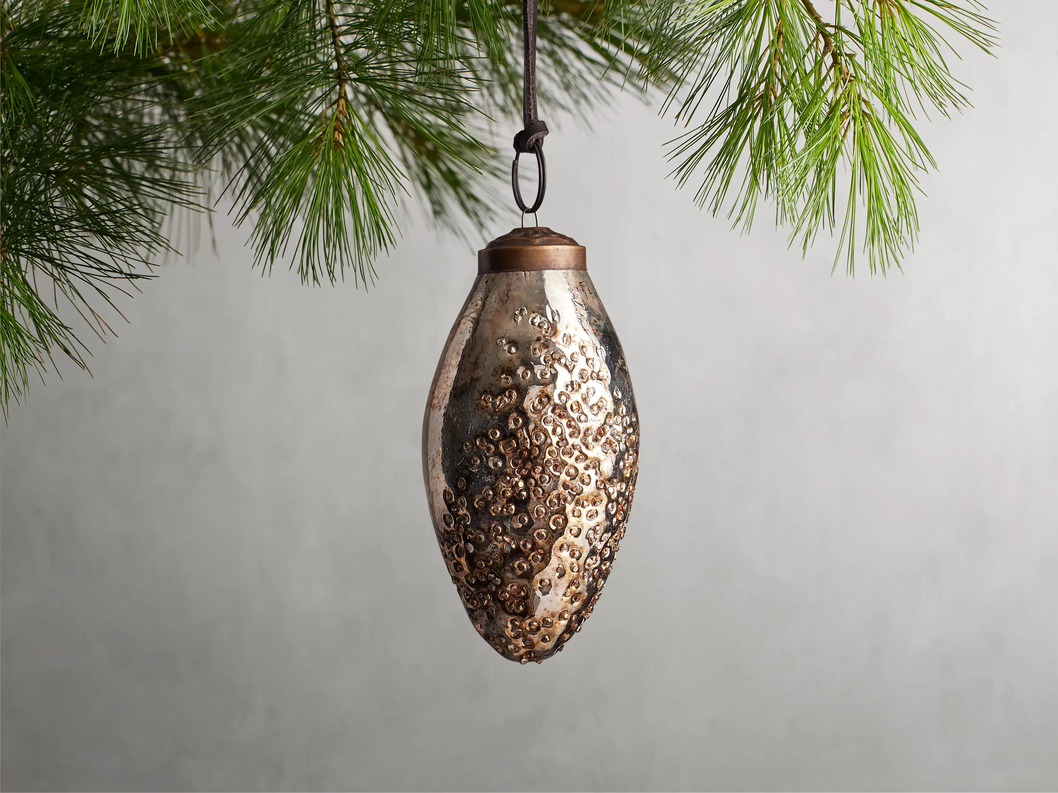 Raindrop Rust Ornaments (Set of 6) | Arhaus
