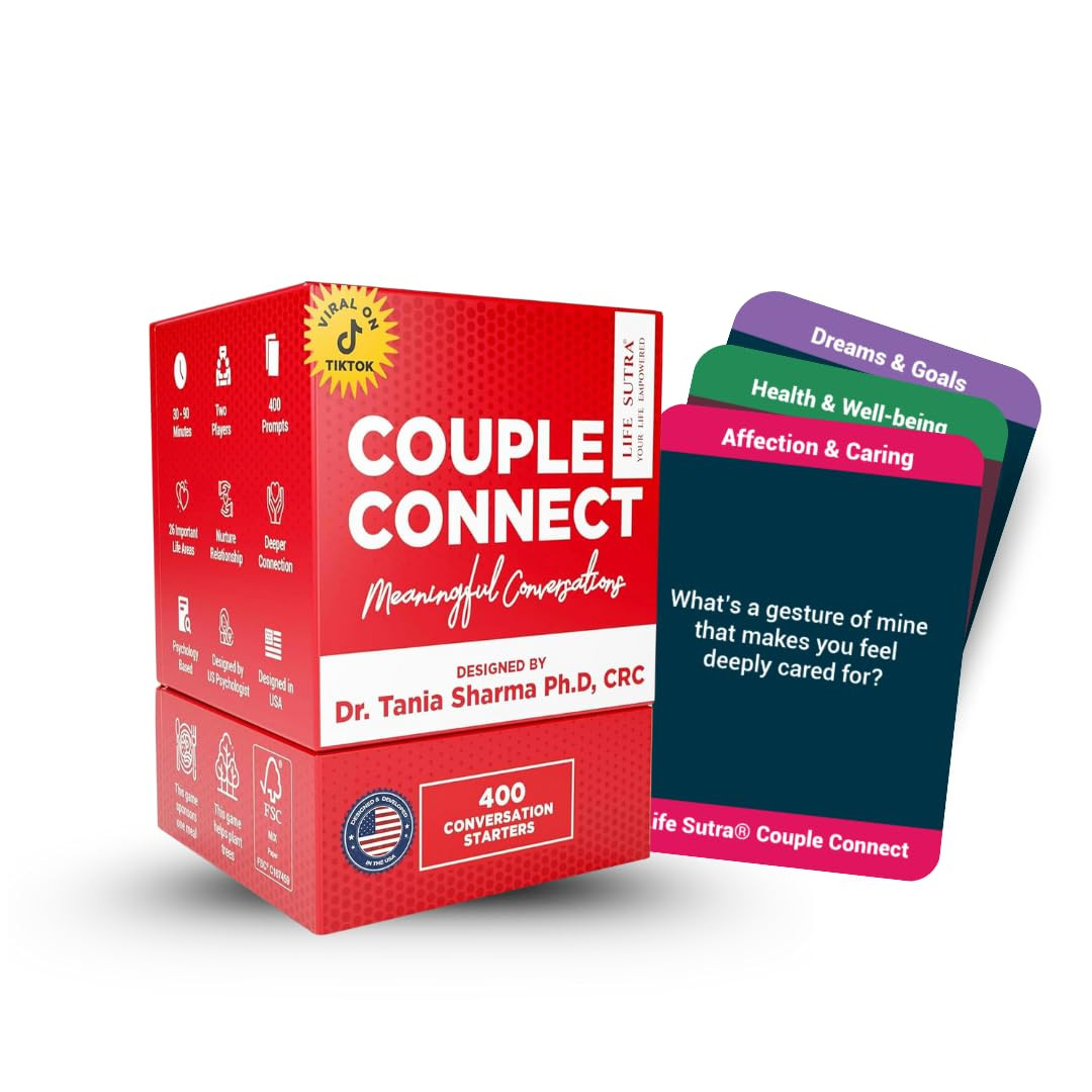 Life Sutra Couple Connect Game, 400 Thoughts, Provoking Cards for Couples, Strengthen Communicati... | Amazon (US)