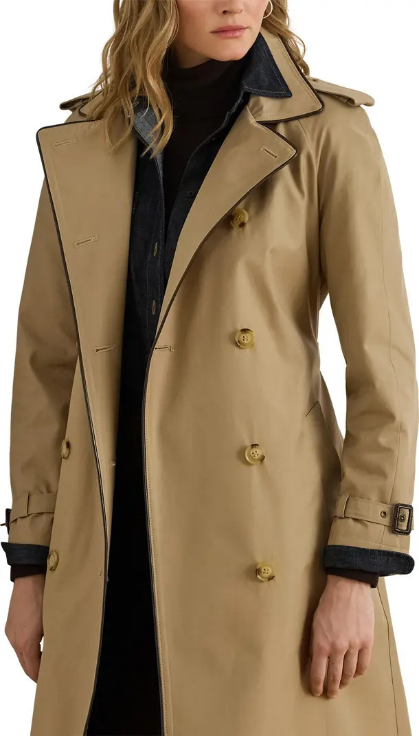 Double Breasted Belted Rain Coat | Nordstrom