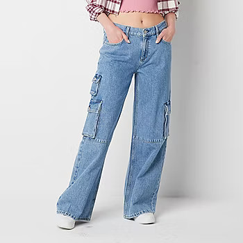 Arizona Juniors Womens Low Rise Baggy Fit Loose Fit Jean | JCPenney