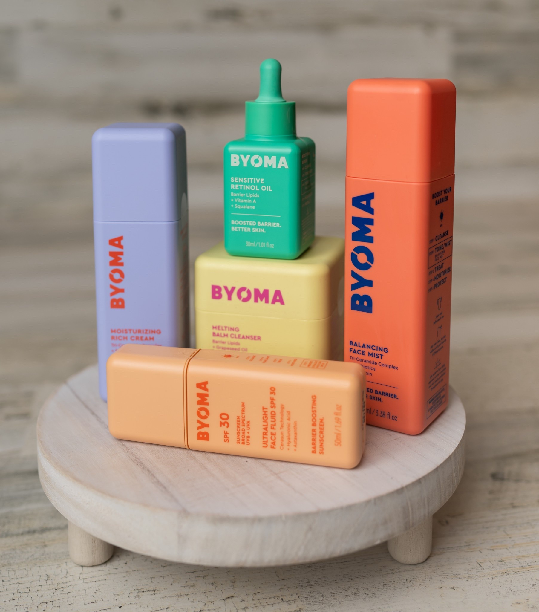 Your skincare shelf just got way cuter — and smarter. 💧✨

Obsessed with this lineup from @byoma — not just for the dreamy packaging, but because every product is designed to strengthen your skin barrier, not strip it.

From their Melting Balm Cleanser to the SPF 30 Face Fluid (a game-changer, BTW), BYOMA makes skincare easy, effective, and affordable. 🙌

Everything you need is literally labeled step-by-step on the packaging. Yes please. 💁‍♀️

Which one are you adding to cart first?


#LTKBeauty #LTKFindsUnder50 #LTKFindsUnder100