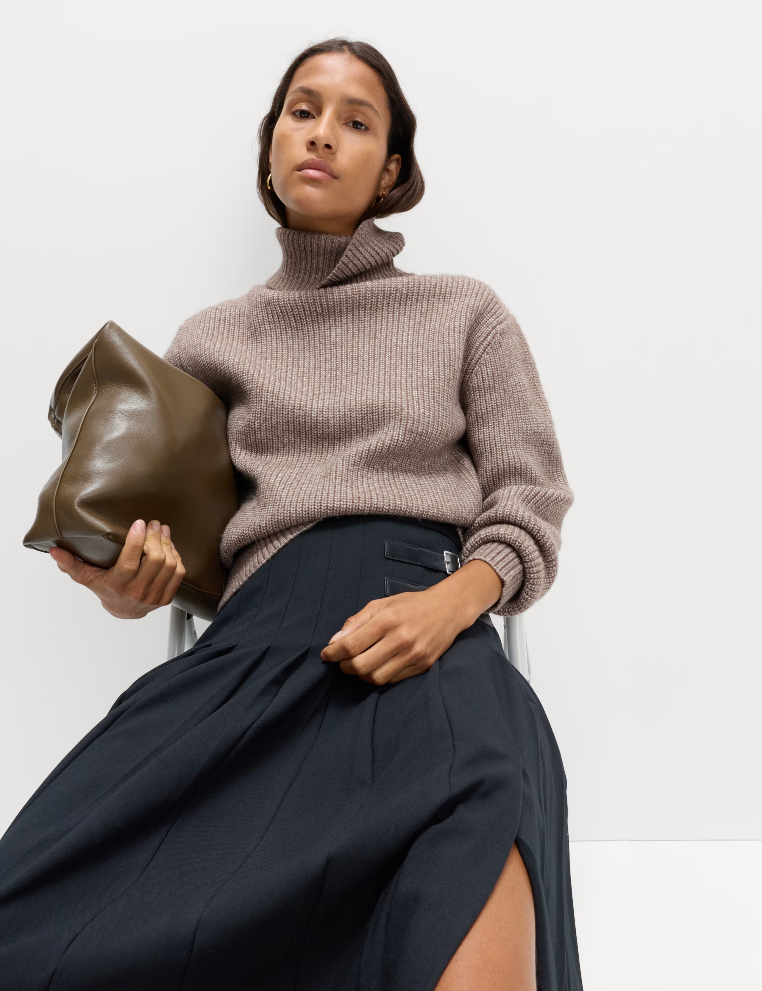 Ribbed Roll Neck Jumper | Marks & Spencer (UK)