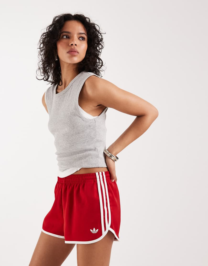 adidas Originals sprinter shorts in red | ASOS (Global)