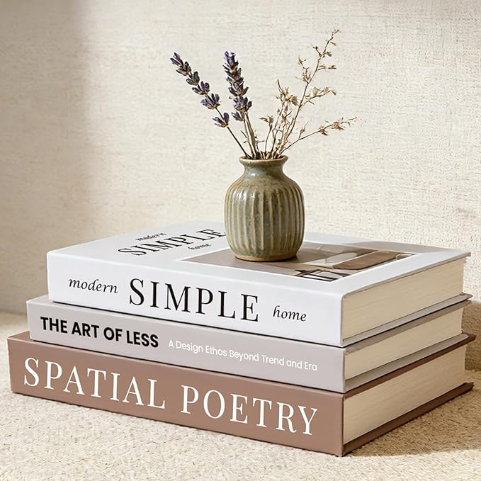 3Pcs Decorative Books, Fake Books for Coffee Table Decor Home Decor | Decorative Books for Coffee... | Amazon (US)